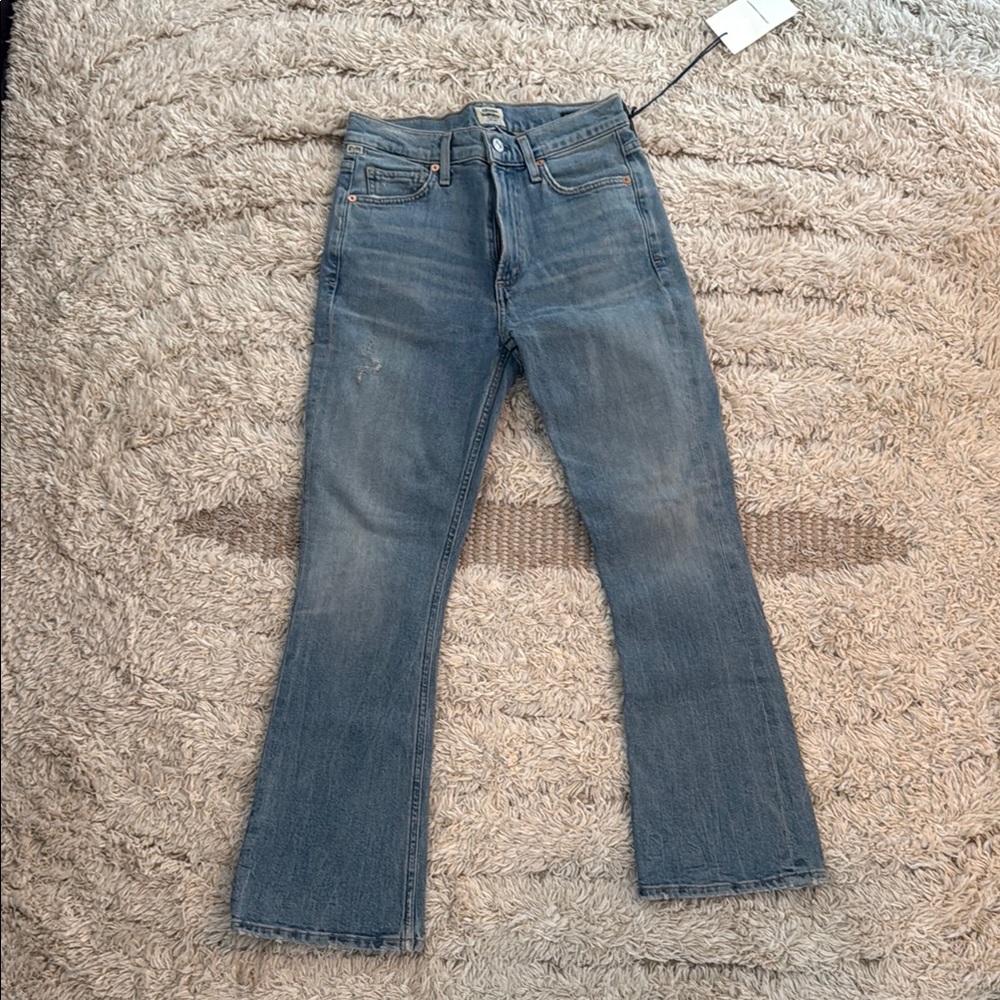 COH Demy cropped flare jeans NWT